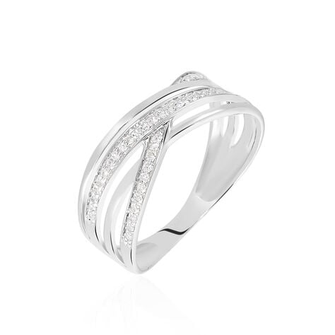 Bague Emmaline Or Blanc Diamant - Bagues pierres précieuses Femme | Marc Orian