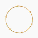 Bracelet Cyrianne Argent Dor&eacute; A L'Or 750/1000 - Bracelets cha&icirc;nes Femme | Marc Orian