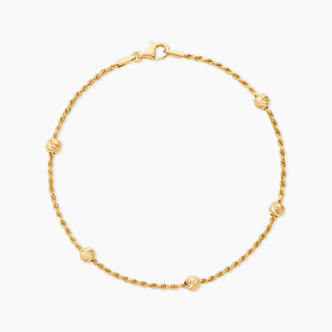 Bracelet Cyrianne Argent Dor&eacute; A L'Or 750/1000 - Bracelets cha&icirc;nes Femme | Marc Orian