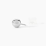 Boucles D'oreilles Puces Fidelia Boule Or Blanc - Puces Femme | Marc Orian
