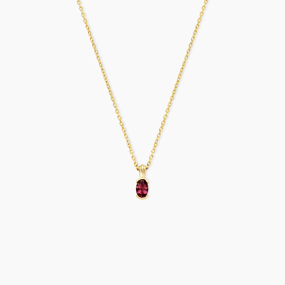 Collier Poem Argent Jaune Tourmaline - Colliers avec pierres Femme | Marc Orian