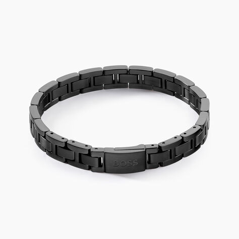 Bracelet Boss Links Essentials Acier Noir - Bracelets cha&icirc;nes Homme | Marc Orian