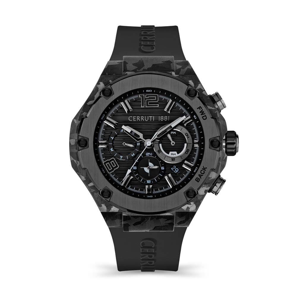 Montre Cerruti Lucardo Noir - Montres étanches Homme | Marc Orian