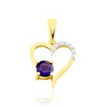 Pendentif Or Jaune Godoleva Am&eacute;thyste - Pendentifs Femme | Marc Orian