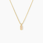 Collier Dannie Acier Jaune Quartz - Colliers avec pierres Femme | Marc Orian