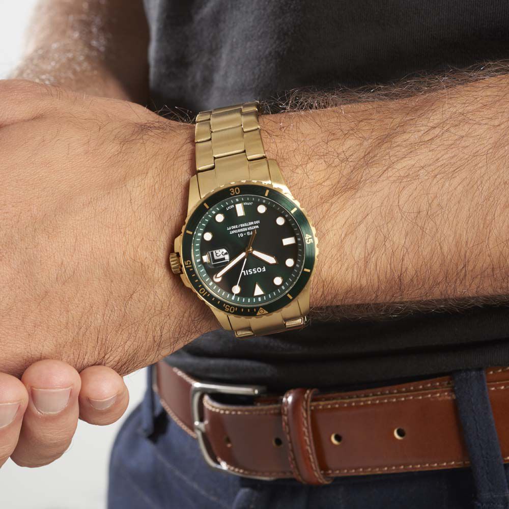 Montre Fossil FB-01 FS5658 Doré | Montres and Co