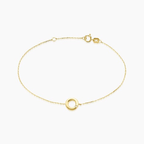 Bracelet Caius Or Jaune Oxyde De Zirconium - Bracelets cha&icirc;nes Femme | Marc Orian