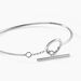 Bracelet Jonc Marie-capucine Argent Blanc - Bracelets joncs Femme | Marc Orian