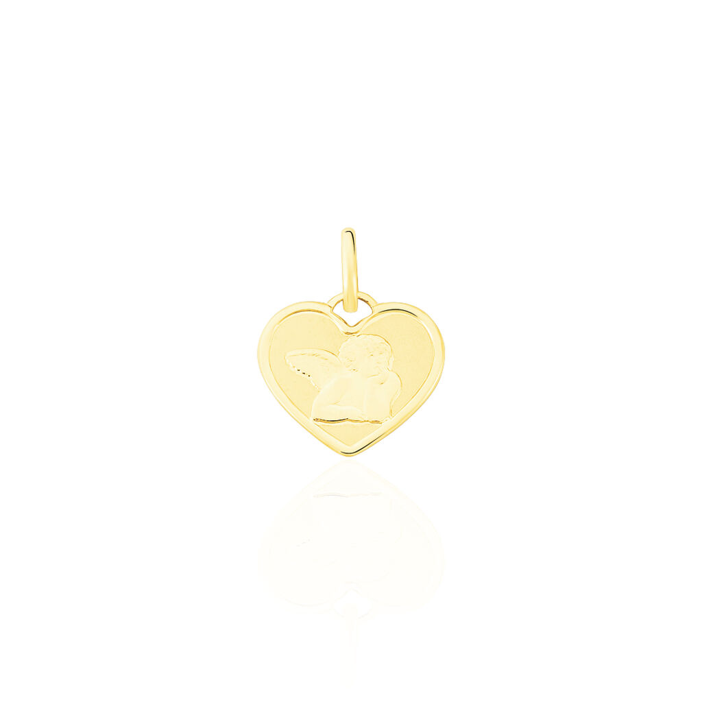 Pendentif Ange Coeur Or Jaune - Bijoux personnalisés Famille | Marc Orian