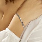 Bracelet Izel Maille Anglaise Or Blanc - Bracelets mailles Femme | Marc Orian