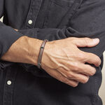 Bracelet Acier Blanc Alfred - Bracelets cuir Homme | Marc Orian