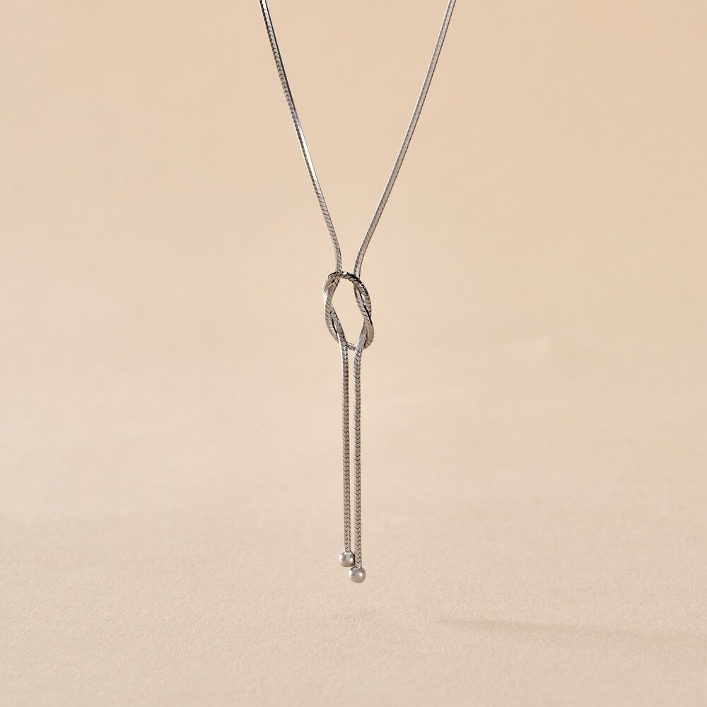 Collier Mariana Argent Blanc - Colliers Femme | Marc Orian