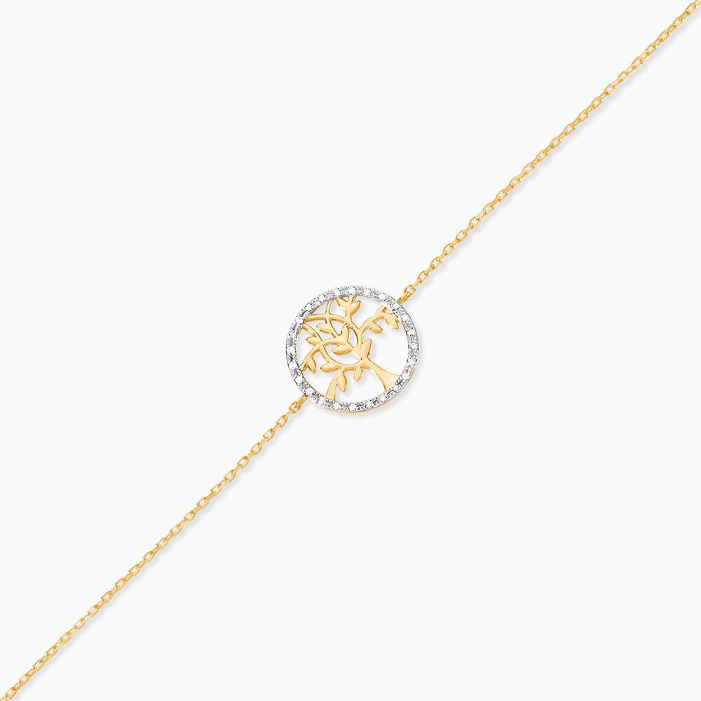 Bracelet Eleone Or Jaune Diamant - Bracelets cha&icirc;nes Femme | Marc Orian