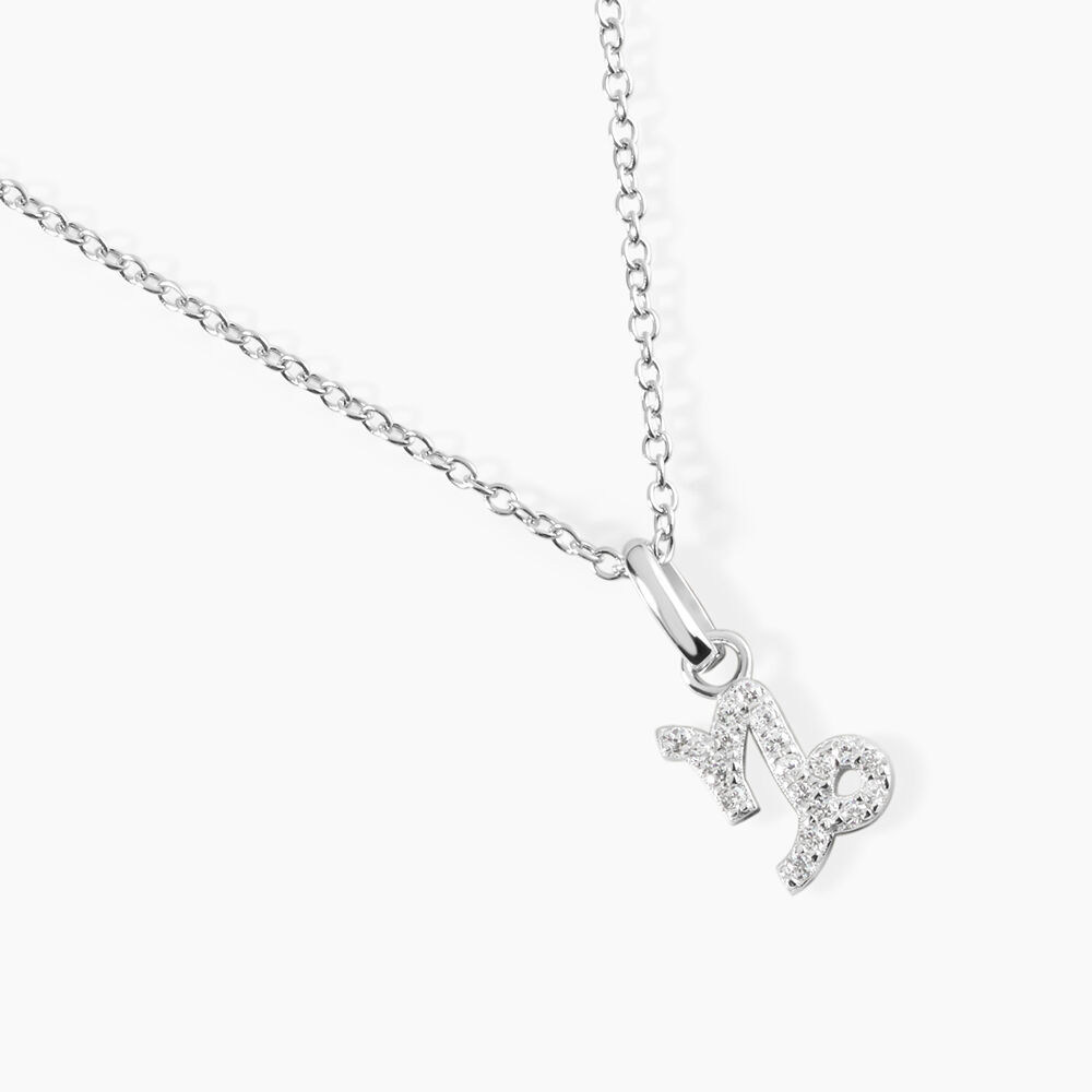 Collier Astra Argent Blanc Oxyde De Zirconium - Colliers avec pierres Femme | Marc Orian