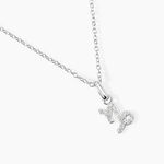 Collier Astra Argent Blanc Oxyde De Zirconium - Colliers avec pierres Femme | Marc Orian