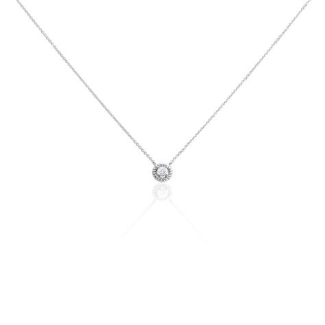 Collier Mori Argent Oxyde De Zirconium - Colliers avec pierres Femme | Marc Orian
