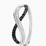 Bague Rejane Or Blanc Diamant - Parures de mariage Femme | Marc Orian