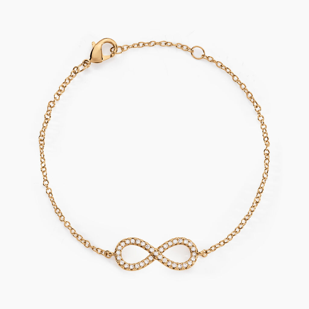 Bracelet Merane Plaqué Or Jaune Oxyde De Zirconium - Bracelets fantaisie Femme | Marc Orian