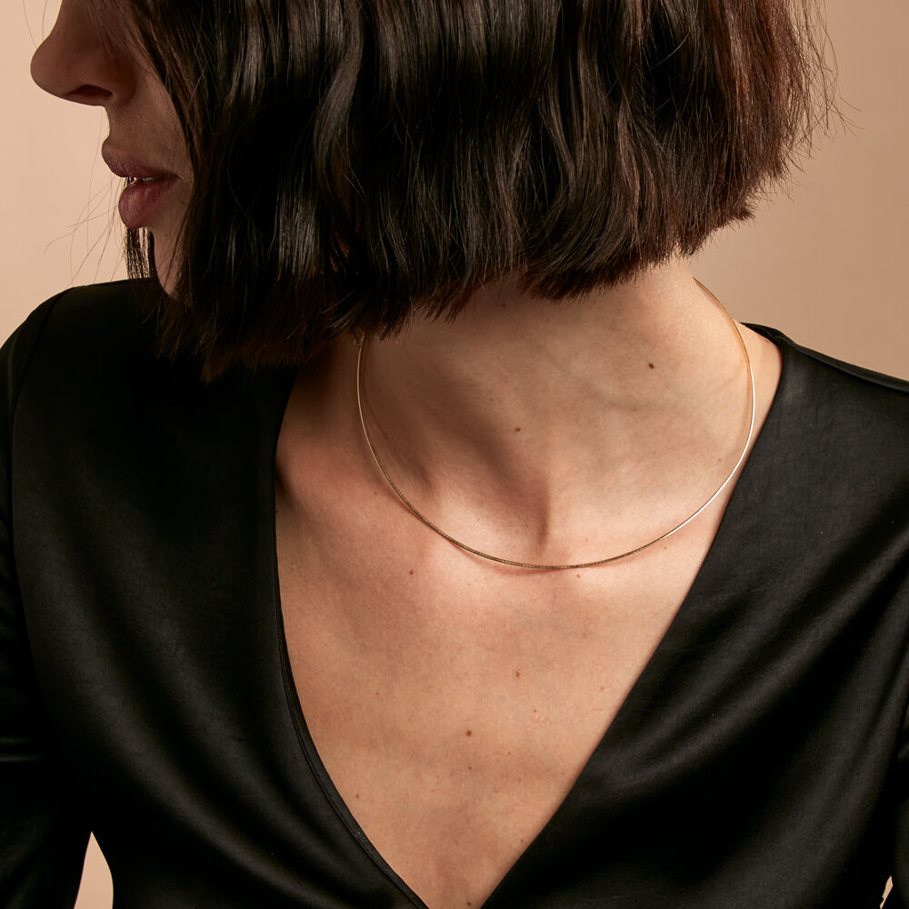 Collier Olearia Or Bicolore -  Femme | Marc Orian
