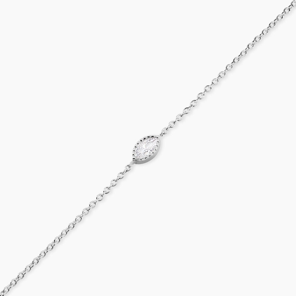 Bracelet Hermance Argent Blanc Oxyde De Zirconium - Bracelets fantaisie Femme | Marc Orian