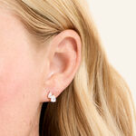 Boucles D'Oreilles Puces Doline Plaqu&eacute; Or Jaune Oxyde De Zirconium - Puces Femme | Marc Orian