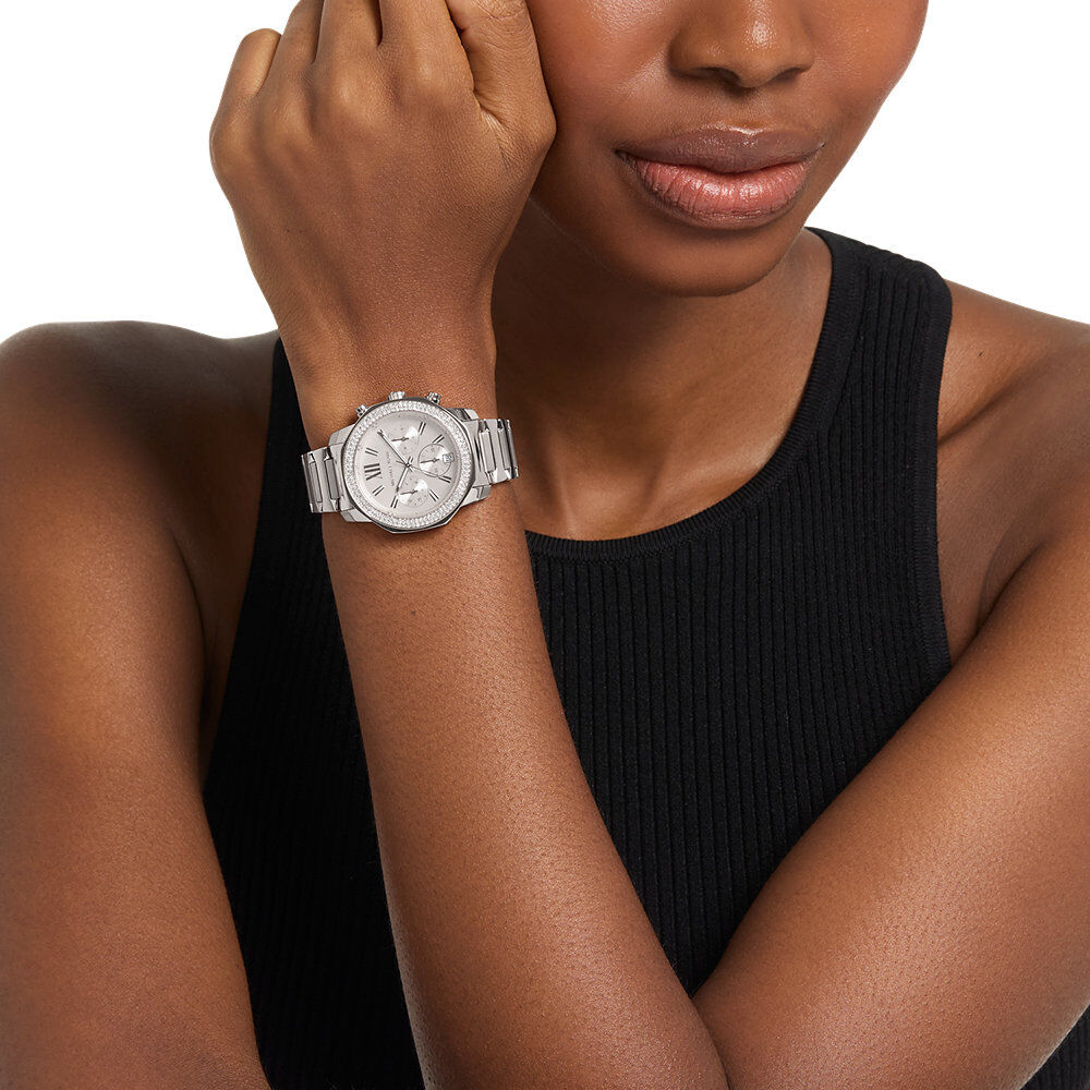 Montre Michael Kors Prescott Argent&eacute; - Montres &eacute;tanches Femme | Marc Orian