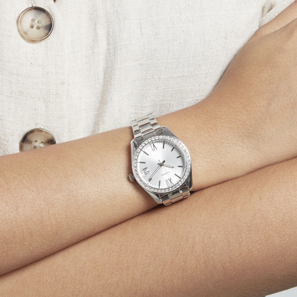 Montre Fossil Scarlette Mini Argente - HIMFBQG4400 • Marc Orian |  Bijouterie en ligne