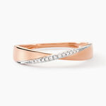 Bague Suzie Or Rose Diamant - Parures de mariage Femme | Marc Orian