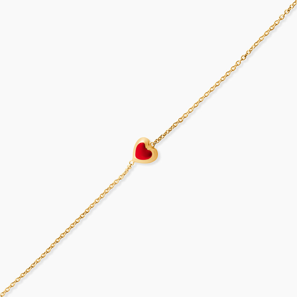 Bracelet Coralie Coeur Or Jaune - Bracelets chaînes Enfant | Marc Orian