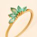Bague Josslyn Or Jaune Emeraude - Bagues vintage Femme | Marc Orian