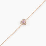 Bracelet Suzon Argent Rose Oxyde De Zirconium - Bracelets fantaisie Femme | Marc Orian