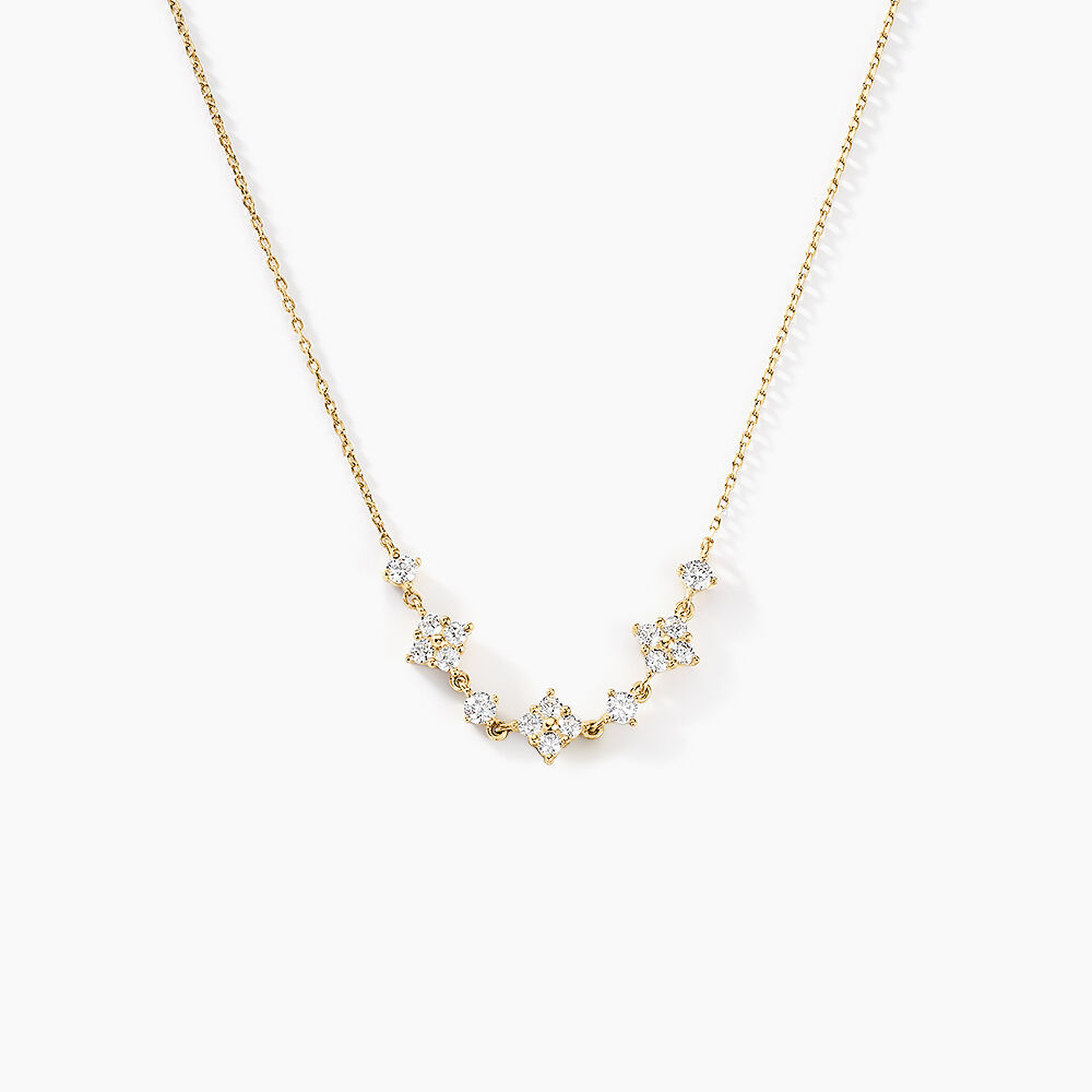 Collier Majestueuse Or Jaune Oxyde De Zirconium - Colliers avec pierres Femme | Marc Orian