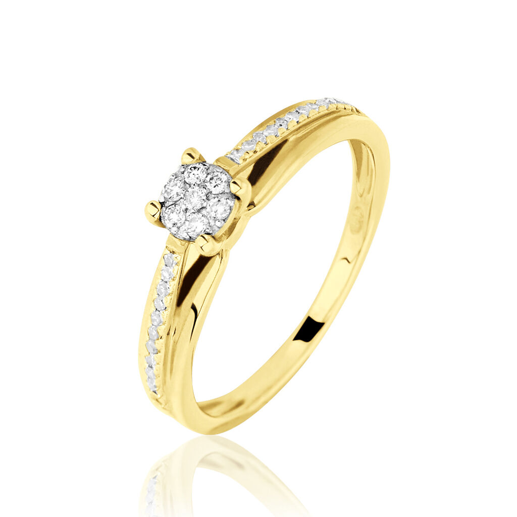 Bague Kate Or Jaune Diamant - Parures de mariage Femme | Marc Orian