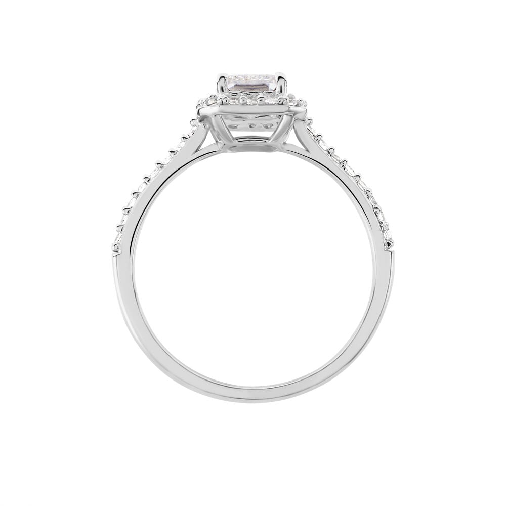 Bague Solitaire Cadmos Argent Blanc Oxyde De Zirconium - Solitaires Femme | Marc Orian