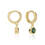 Cr&eacute;oles Plaqu&eacute; Or Leonie Pinelles - Boucles d'oreilles pampille Femme | Marc Orian