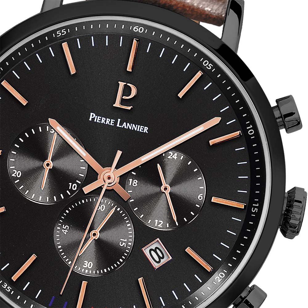 Montre Pierre Lannier Baron Noir - Montres étanches Homme | Marc Orian