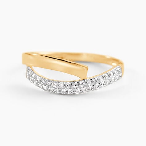 Bague Vero Or Jaune Oxyde De Zirconium - Bagues avec pierre Femme | Marc Orian