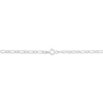 Cha&icirc;ne Ophelio Maille Alternee 1/1 Or Blanc - Chaines Femme | Marc Orian