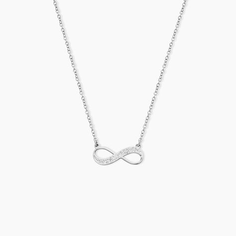 Collier Zelma Argent Blanc - Colliers fantaisie Femme | Marc Orian