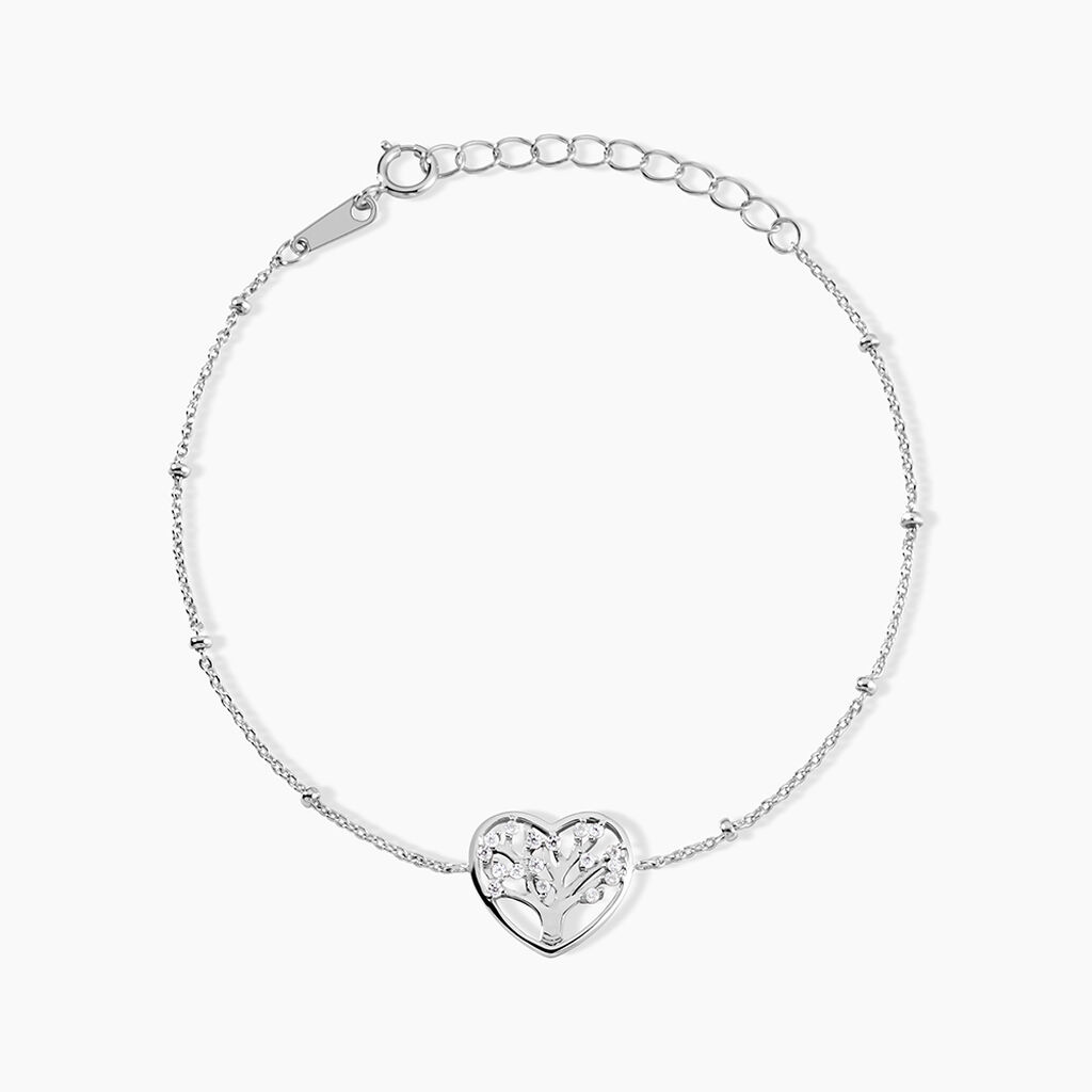 Bracelet Raimond Argent Blanc Oxyde De Zirconium - Bracelets fantaisie Femme | Marc Orian