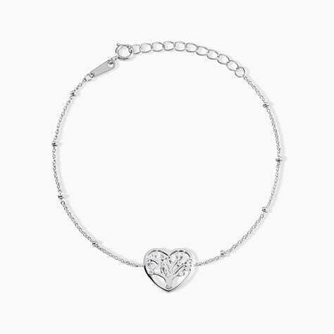 Bracelet Raimond Argent Blanc Oxyde De Zirconium - Bracelets fantaisie Femme | Marc Orian