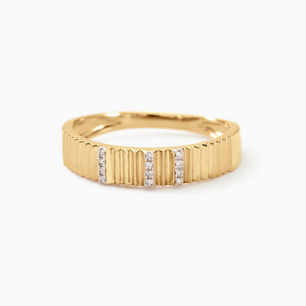 Bague Gwyneira Or Jaune Diamant - Bagues pierres pr&eacute;cieuses Femme | Marc Orian