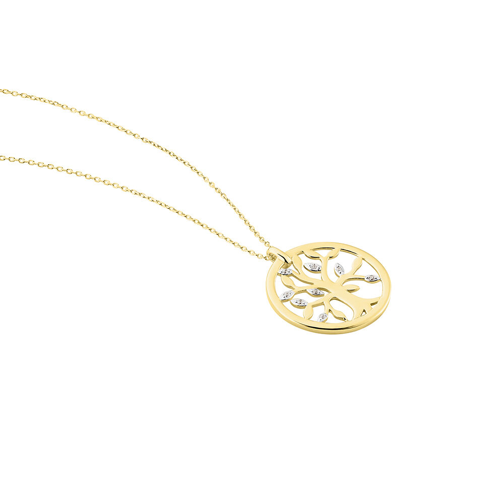 Collier Or Jaune Argius Diamants - Colliers avec pierres Femme | Marc Orian