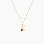 Pendentif Helidie Coccinelle Lettre Or Jaune - Pendentifs Enfant | Marc Orian
