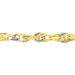 Bracelet Joice Maille Alternée Et Godronne Or Bicolore - Bracelets mailles Femme | Marc Orian