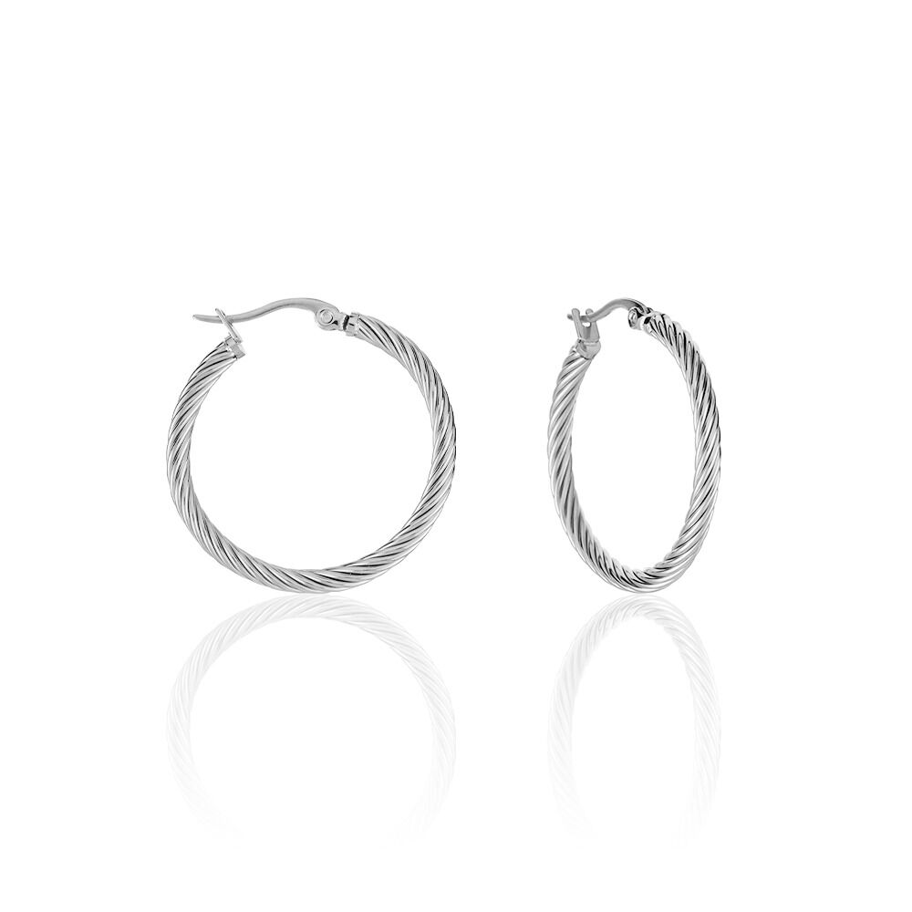 Cr&eacute;oles Acier Gris Pascau - Cr&eacute;oles Femme | Marc Orian