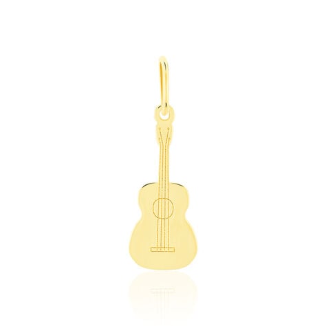 Pendentif Fatema Musique Guitare Or Jaune - Pendentifs Famille | Marc Orian