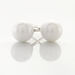 Boucles D'oreilles Puces Solene Argent Blanc Céramique - Puces Femme | Marc Orian