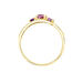 Bague Chloe Or Jaune Amethyste Et Oxyde De Zirconium - Bagues pierres fines Femme | Marc Orian