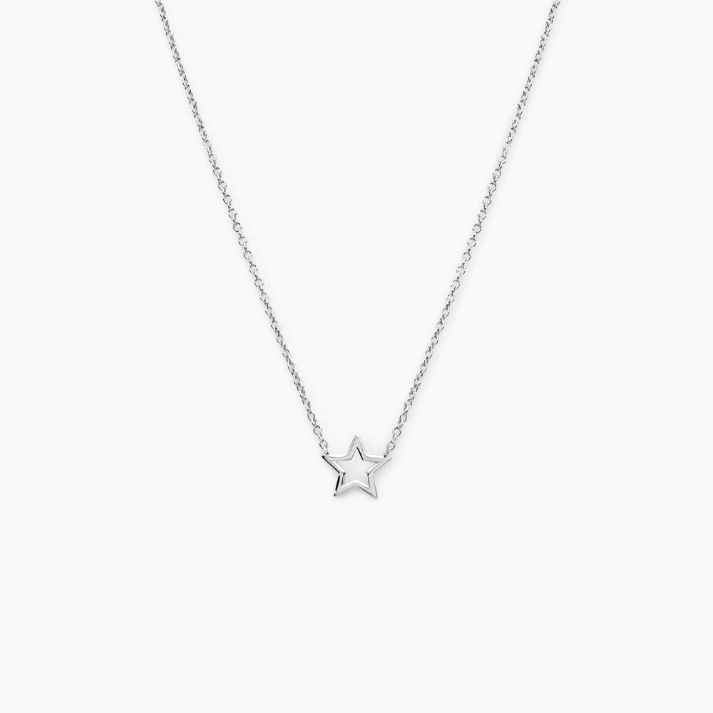 Collier Bess Argent Blanc - Colliers Femme | Marc Orian
